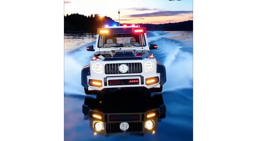 Премиальный водный катер Mercedes G63 изображение галереи 5